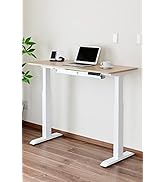 Amazon.co.jp: 山善(YAMAZEN) 昇降デスク 電動 一枚板 昇降式